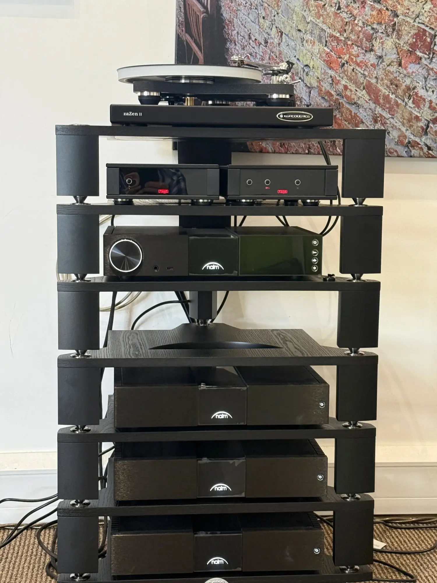 A real HiFi system on demonstration at The Department of Music
